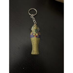 Luxor Casino King Tut Souvenir Egyptian Mummy Sarcophagus Figurine 3” Vintage